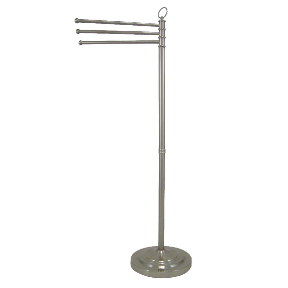 Vintage 3-Bar Freestanding Towel Rack in Brushed Nickel price history on PriceWatchPro