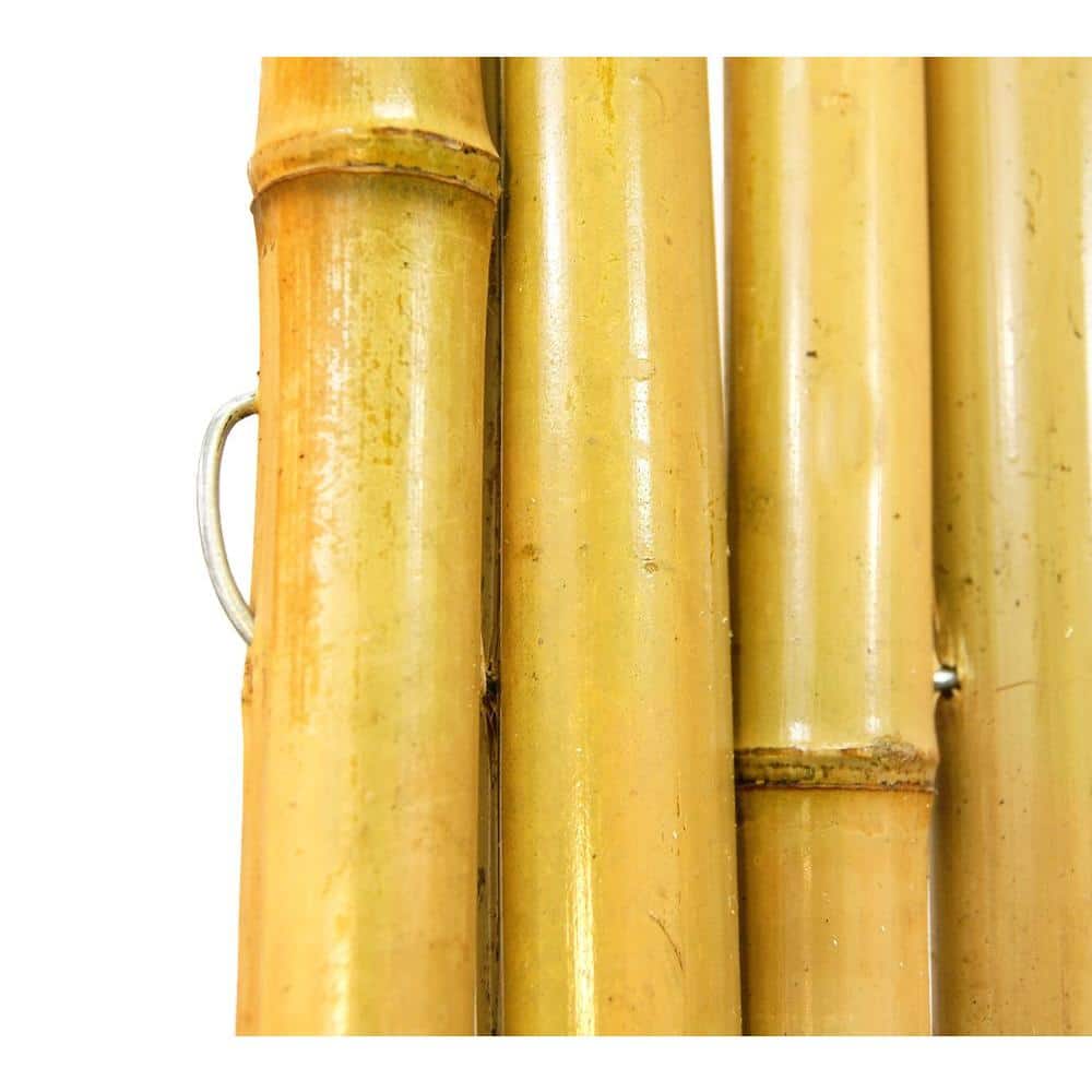 Natural Bamboo Privacy Fence Panel 1" D x 36" H x 96" W