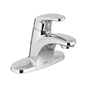 Colony Pro 4 in. Centerset Single-Handle Low-Arc Bathroom Faucet with Pop-Up Drain in Polished Chrome