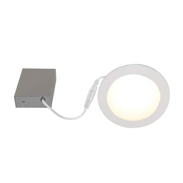 BAZZ 6 in. Wi-Fi RGB Tunable New Construction/Remodel Slim Disk LED Recessed Fixture Kit
