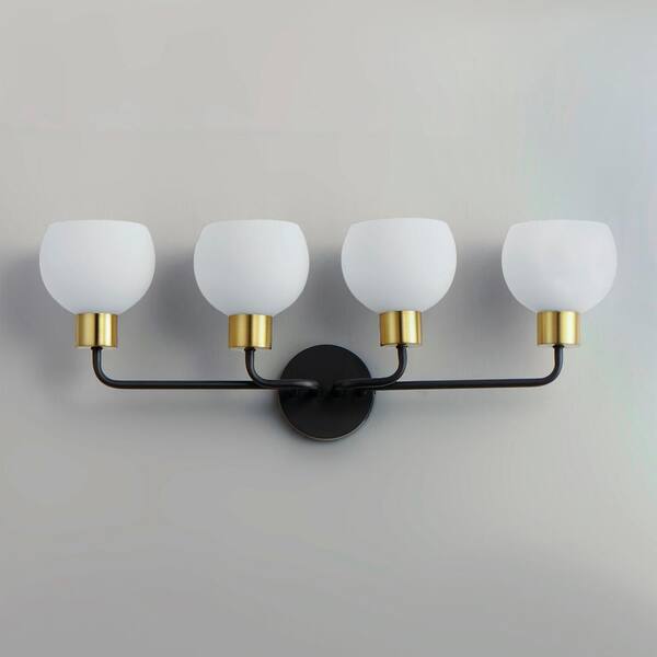 Maxim Lighting - Coraline 29.5 in. 4-Light Bronze Bath Vanity Light