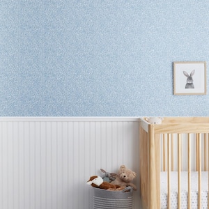 Dots Blue Non-Pasted Wallpaper Roll (Covers 52 sq. ft.)