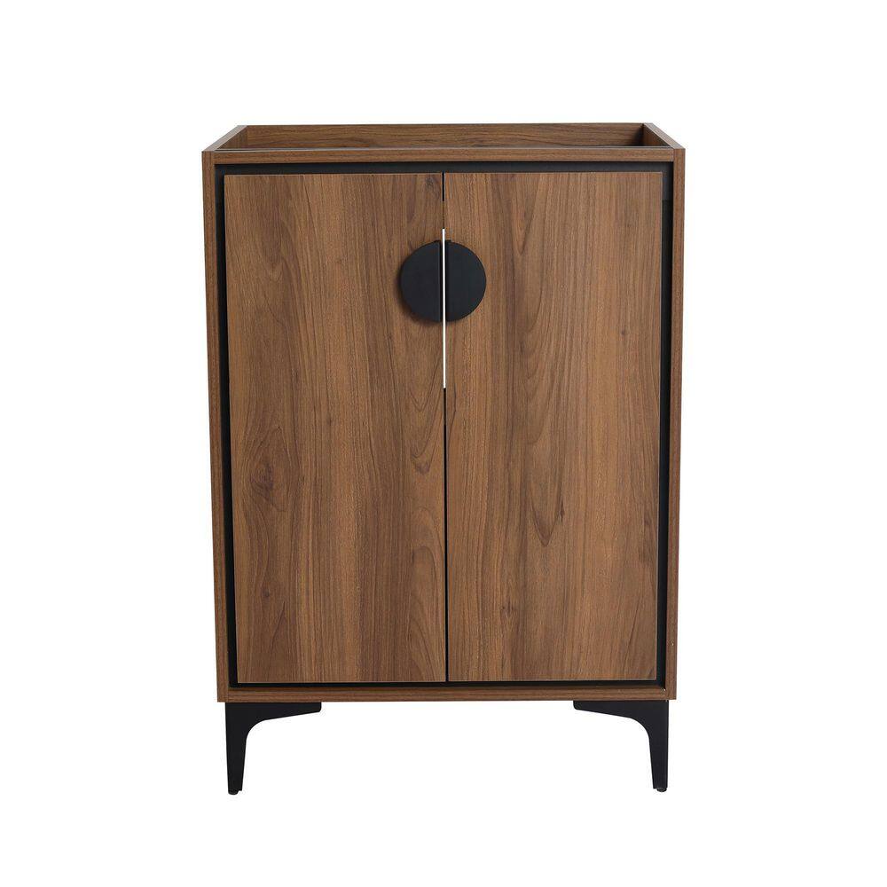 23.5 in. Freestanding Bath Vanity Cabinet without Top in Brown Unassembled price history on PriceWatchPro