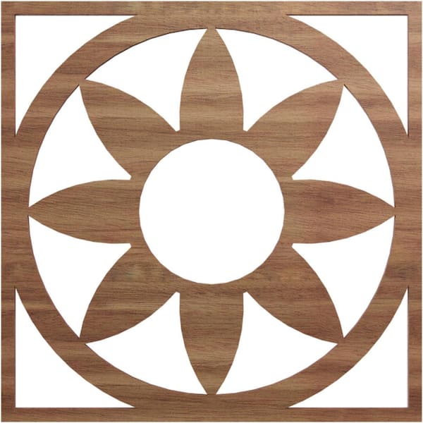 Ekena Millwork 0.25 in. x 5.5 in. x 16 in. Wood Medallion Moulding