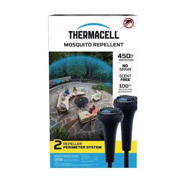 Thermacell Mosquito Repellant Perimeter System (2-Pack) 450 ft. Coverage and Deet Free