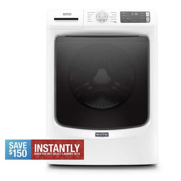 4.5 cu. ft. White Stackable Front Load Washing Machine with 12-Hour Fresh Spin, ENERGY STAR