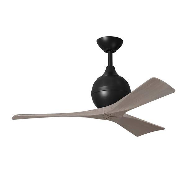 Matthews Fan Company Irene3 42 in. 6 Fan Speeds Ceiling Fan in Black