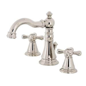 American Classic 8 in. Widespread 2-Handle Bathroom Faucet in Polished Nickel