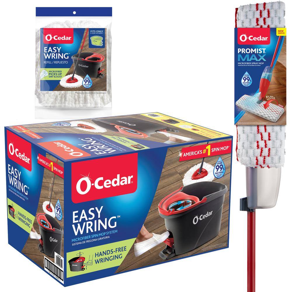 Reviews for OCedar EasyWring Spin Mop and Bucket System Machine