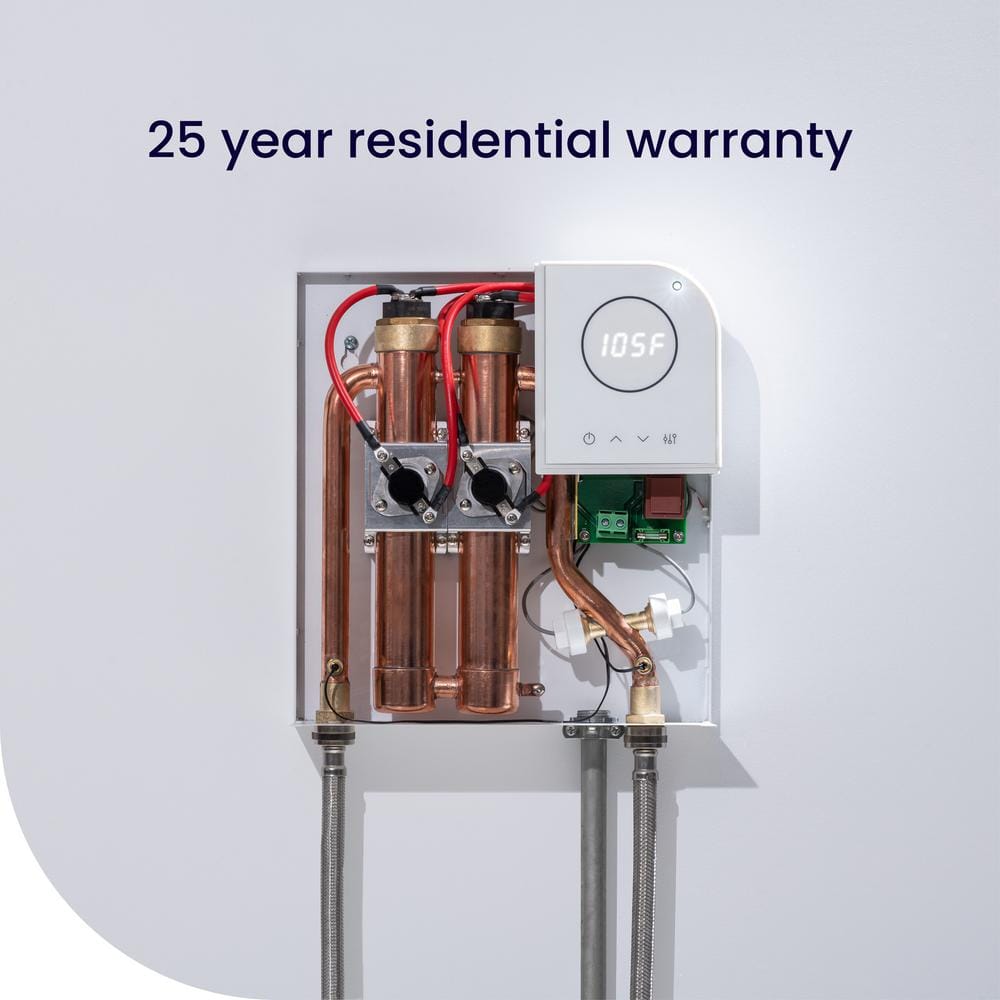 Optimal 18kW White Electric Tankless Water Heater