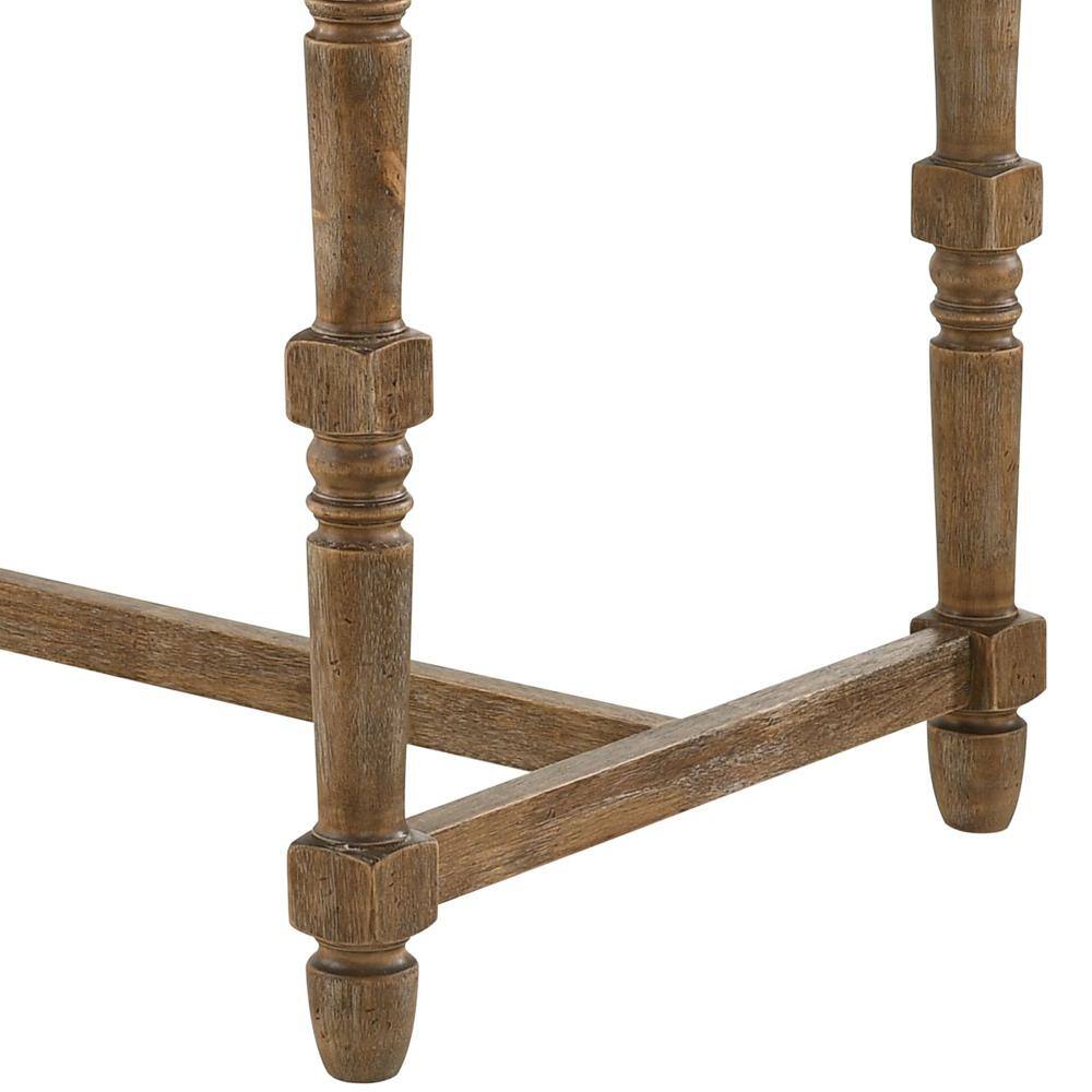 Weathered Oak Counter Height Dining Table