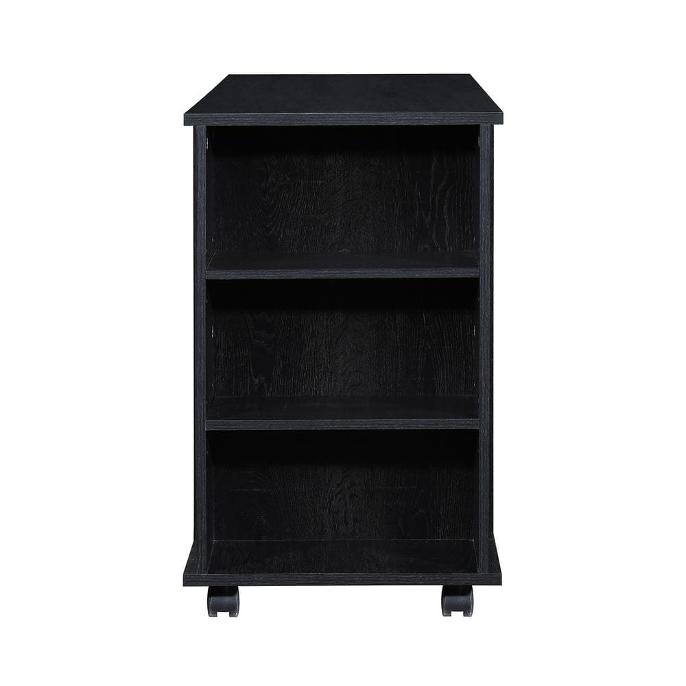 Black Oak Mobile 3-Drawer Lockable File Cabinet