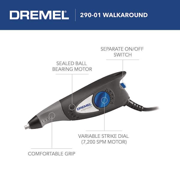 Dremel 1/16 in. Rotary Tool Round-Shaped Engraving Accessory for Wood,  Fiberglass, Plastic, Jewelry and Soft Metals (2-Pack) 106 - The Home Depot