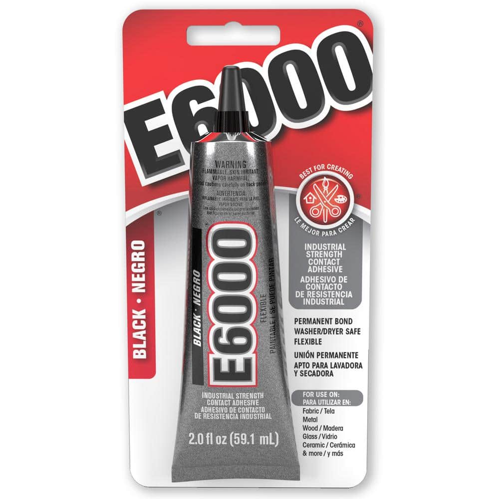 2 fl. oz. Black Adhesive (6-Pack)