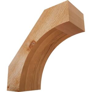 6''W x 14''D x 14''H Westlake Rough Sawn Knee Brace, Western Red Cedar