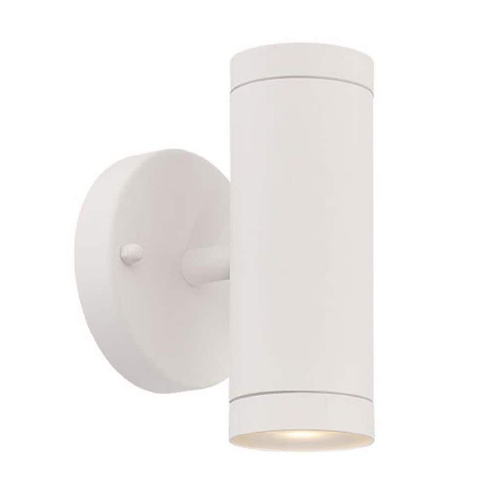6.5 in. White Outdoor Hardwired Sconce with No Bulbs Included price history on PriceWatchPro
