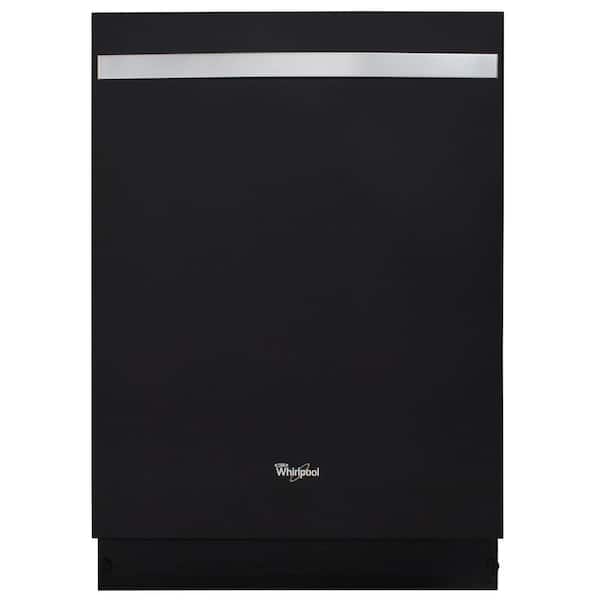 Whirlpool Gold Top Control Dishwasher in Black Ice with Stainless Steel Tub