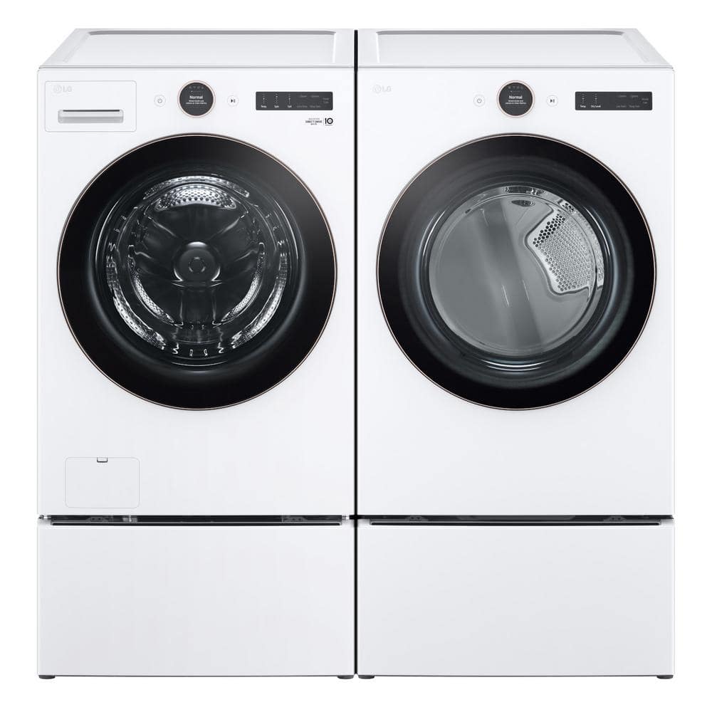 5.0 Cu. Ft. White Smart Front Load Washer with Steam and TurboWash
