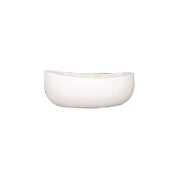 Hydro Systems Picasso 5 ft. Acrylic Flat Bottom Freestanding Air Bath Bathtub in Biscuit