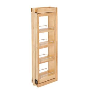 Natural Maple 6 in. Pull Out Wall Filler w/Soft-Close, 36 in. Height