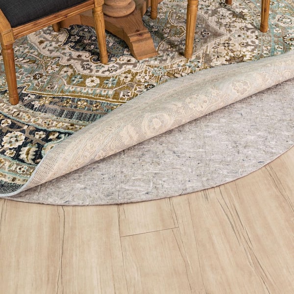 8 ft. Round 1/4 in. Dual Surface Rug Pad