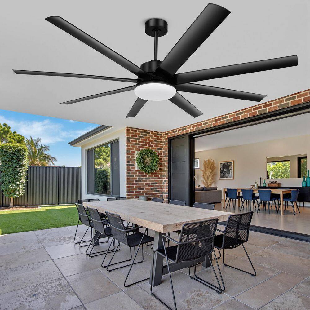 72 in. Large Indoor Black Ceiling Fans with Lights and Remote for Living Room, Patio, 6 Speed Reversible Quiet DC Motor price history on PriceWatchPro