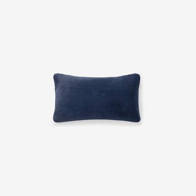 The Company Store Linen Denim Blue Solid Machine Washable 20 in. x 20 in. Throw  Pillow Cover 83146-20-DENIM BLUE - The Home Depot