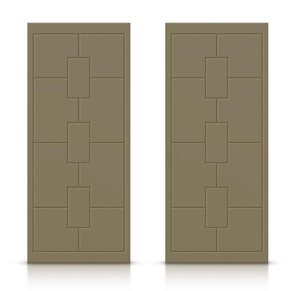 48 in. x 80 in. Hollow Core Olive Green Painted Composite MDF Interior Double Closet Sliding Doors price history on PriceWatchPro