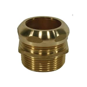 1-1/4 in. MIP x 1-1/4 in. Slip Waste Connector Fitting in Brass