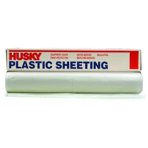 9 ft. 4 in. x 100 ft. Clear 4 mil Plastic Sheeting