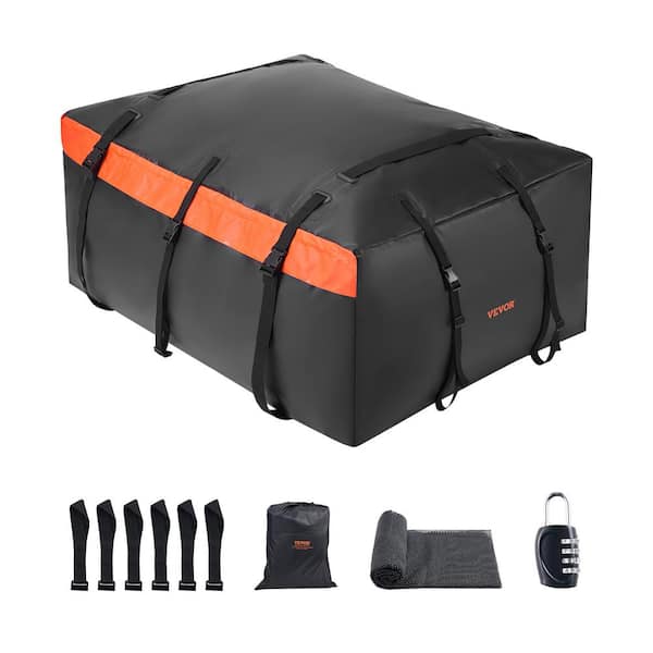 Car Rooftop Cargo Carrier Bag, 20 cu. ft. Roof Cargo Carrier, Heavy Duty 840 D PVC 100% Waterproof Car Roof Luggage Bag