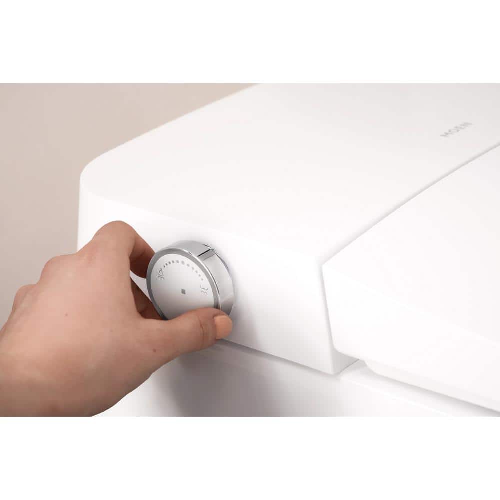 White Elongated One-Piece Smart Toilet with Remote