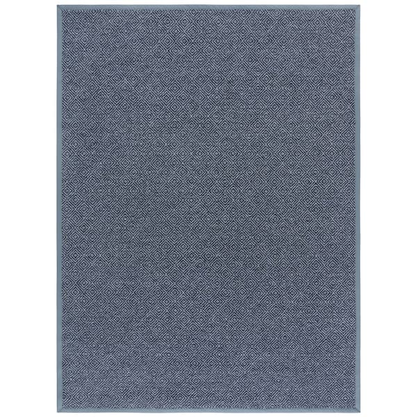Napa Fau x Sisal 100 8 ft. x 10 ft. Marble/Charcoal Geometric Area Rug