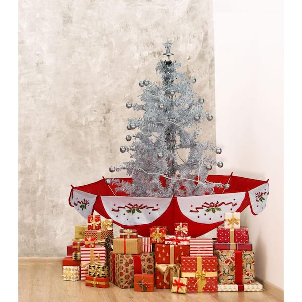 Fluffy White Star Tree Topper – Glendas Christmas Cottage