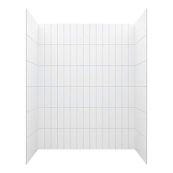 CRAFT + MAIN Jetcoat Shower Alcove Wall Kits 36 in. deep