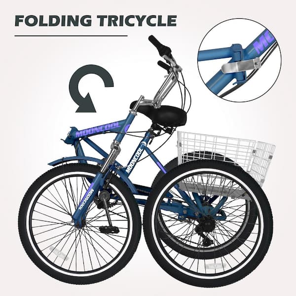 Foldable shops trike