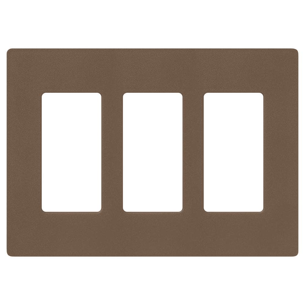 Claro 3 Gang Wall Plate for Decorator/Rocker Switches, Satin, Espresso (SC-3-EP) (1-Pack) price history on PriceWatchPro