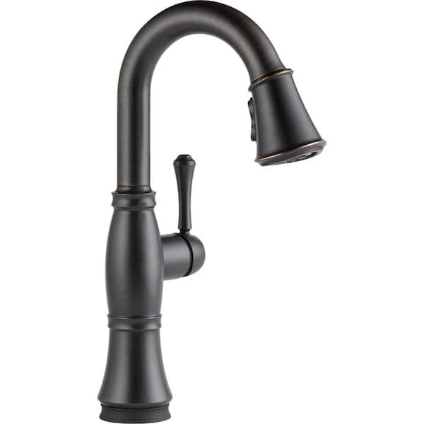 Delta Cassidy Touch Single-Handle Pull-Down Sprayer Bar Faucet in Venetian Bronze