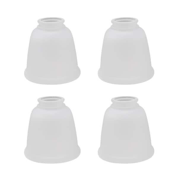 4-5/8 in. Frosted Bell Ceiling Fan Replacement Glass Shade (4-Pack)