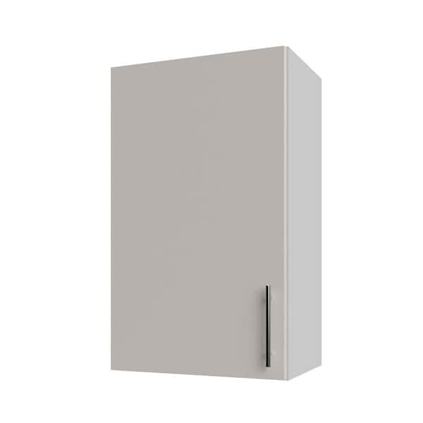 Outdoor Cabinetry Shoreline Gray Matte Flat Panel Stock Assembled Wall Kitchen Cabinet 1 Door 18 in.x 30 in.x 12 in.