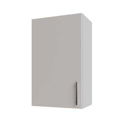 Miami Weatherboard 18 in. X 12 in. X 30 in Outdoor Wall Cabinet in Shoreline Gray Matte