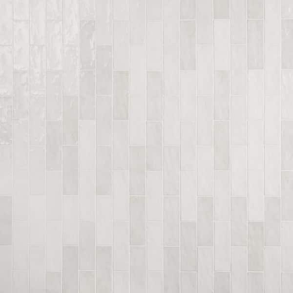 Ivy Hill Tile Kingston White 3 in. x 8 in. Glazed Ceramic Wall