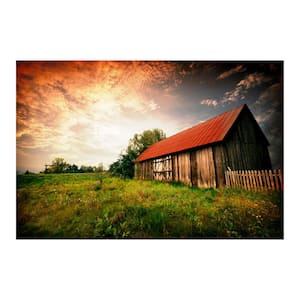 47 in. x 32 in. "Country Paradise" Tempered Glass Wall Art
