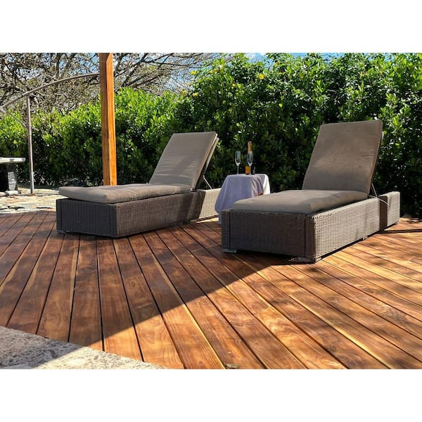 Sunrise Teak, 1 in. x 5 in. x 7 ft. Ultra Natural, Costa Rica Teak Lumber S4S