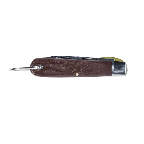 Klein Tools 2.5 in. Carbon Steel Plastic Folding Knife 1550