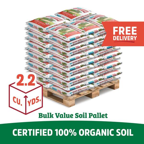 Back to the Roots Organic Bulk Raised Bed Soil Pallet (60 1 cu.ft. Bags