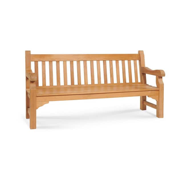 HiTeak Furniture Colton 2-Person Teak Outdoor Bench