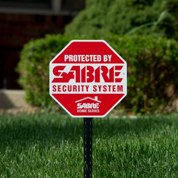 home security systems signs