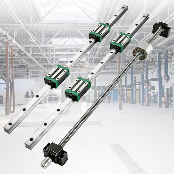SKYSHALO Linear Guide Rail, 2PCS HGR20-1000mm Linear Slide Rail