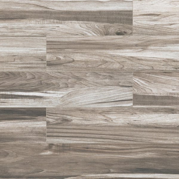 MSI Carolina Timber Grey 6 in. x 24 in. Matte Porcelain Wood Look Floor and Wall Tile (14 sq. ft./Case)